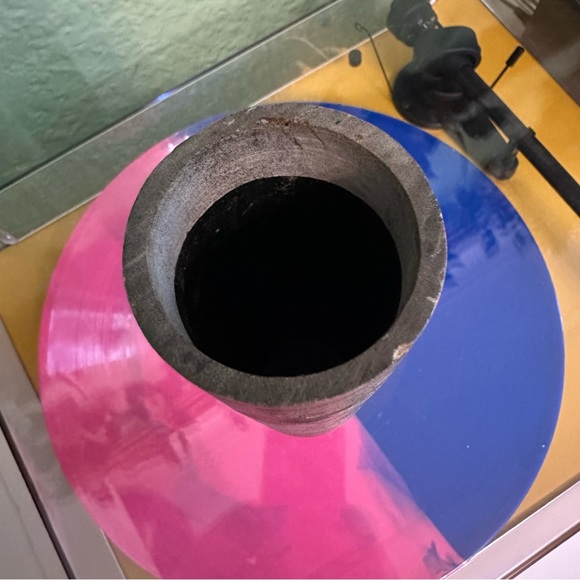 RARE ARMANI Casa Turned Stone Minimalist Design Flower Vases - Picture 8 of 8